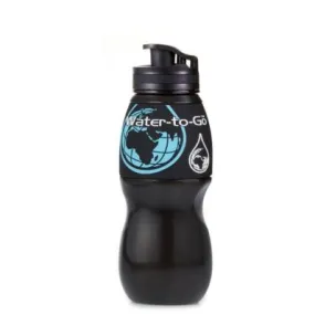 Bottiglia filtrante Water to Go Outdoor (nero)