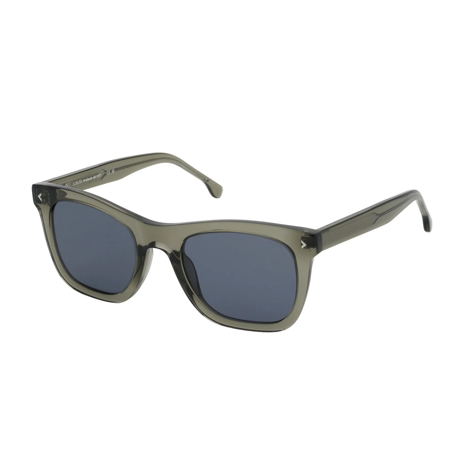   Lozza SL4359 - 0G61 Verde Trasparente Lucido | Occhiale Da Sole Uomo 