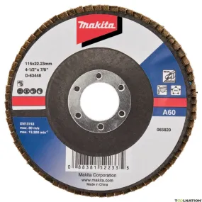 Makita Accessori D-63448-10 Disco lamellare 115 mm A60