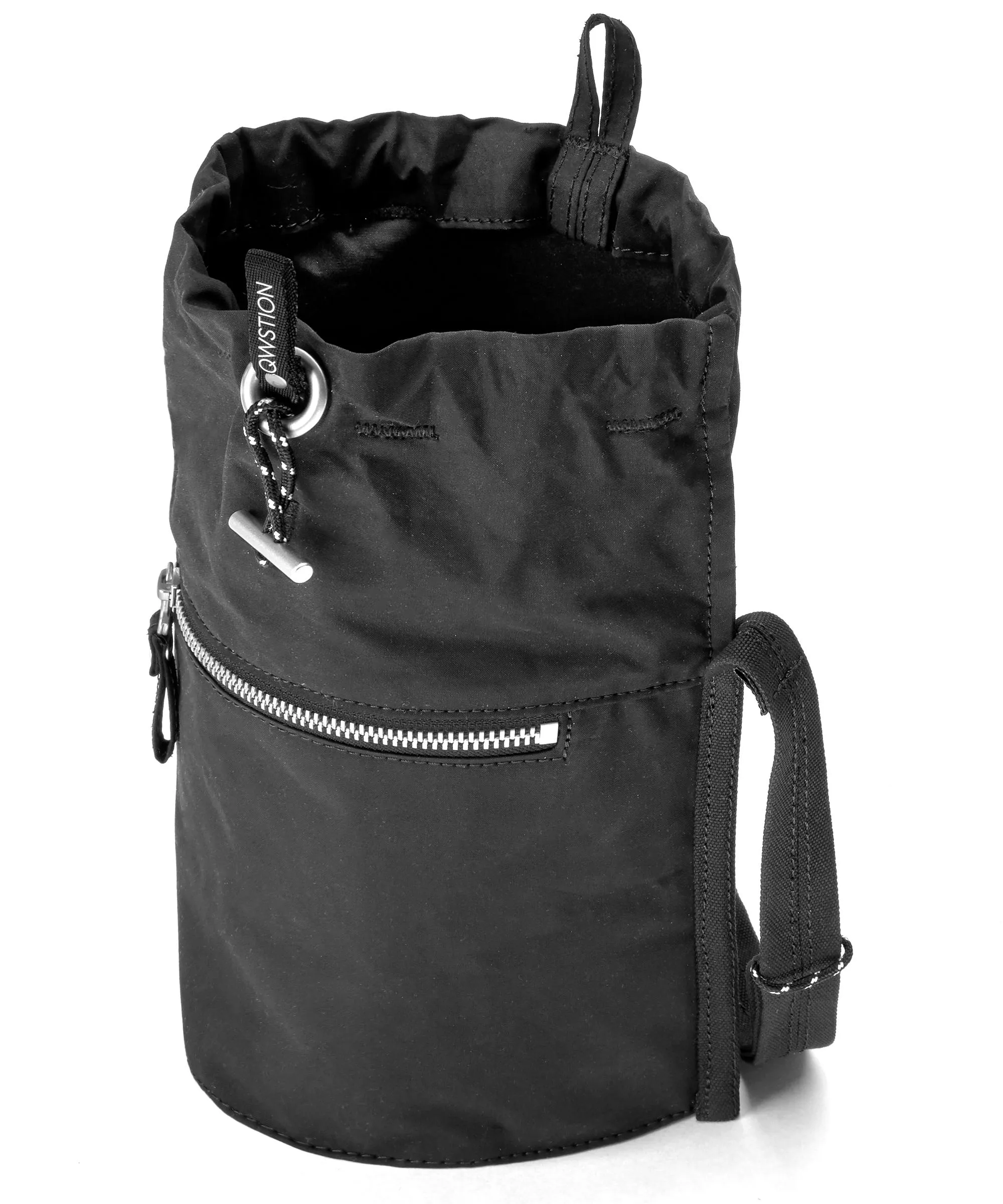  Qwstion Bananatex Mini Bucket Borsa a secchiello cotone biologico nero  