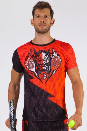 T-shirt Sport Bandeja - Rosso